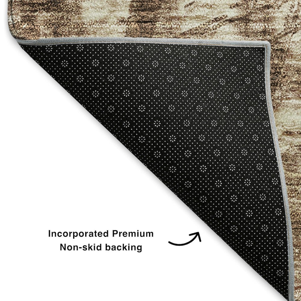 Premium Machine Washable Mayfield  Chocolate 9' x 12' Rug