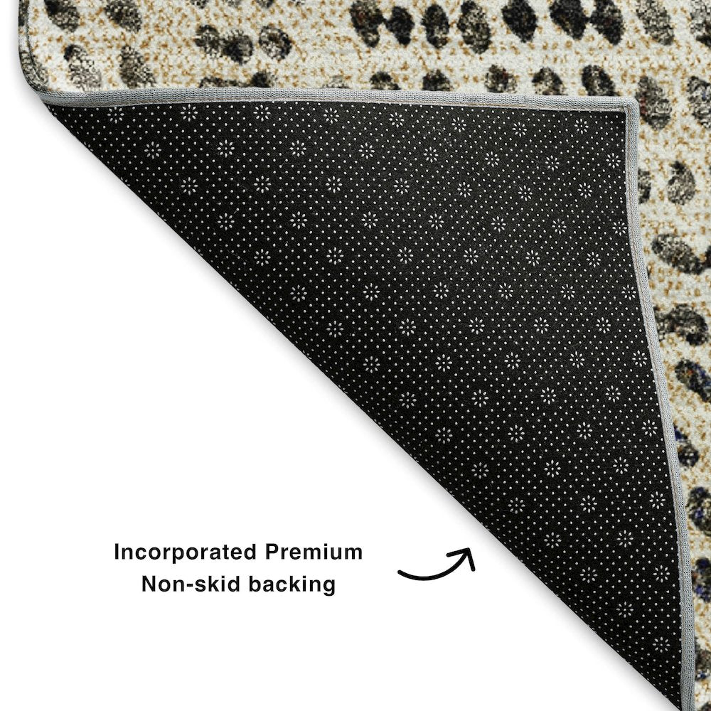 Premium Machine Washable Mayfield  Beige 9' x 12' Rug