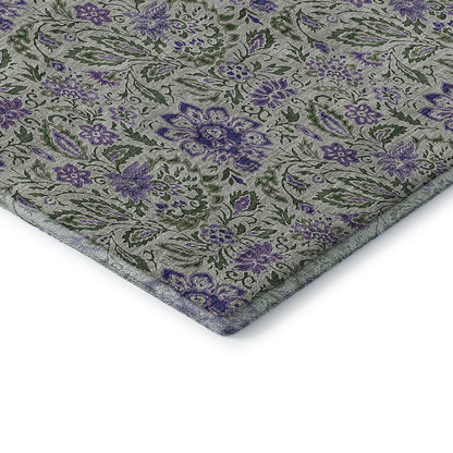 Premium Machine Washable Mayfield AMF660 Olive 9' x 12' Rug