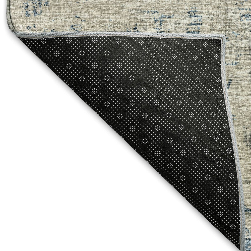 Premium Machine Washable Mayfield  Blue 9' x 12' Rug