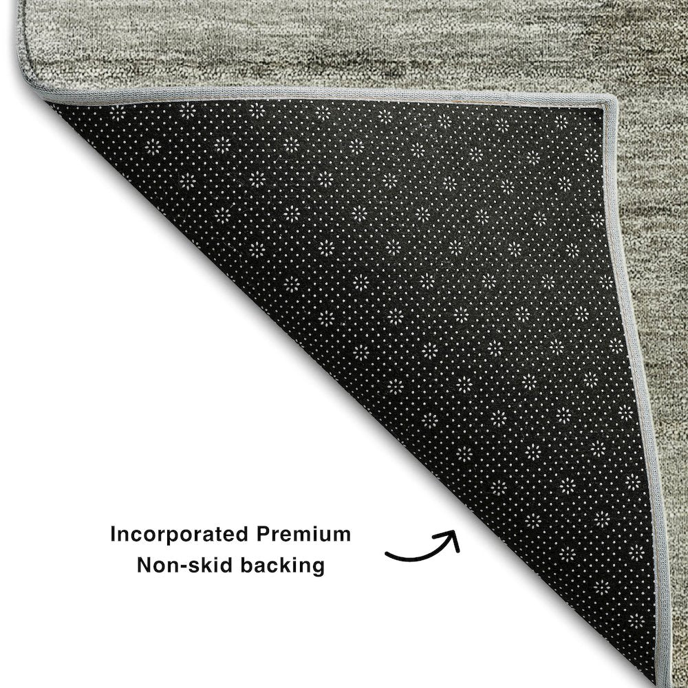 Premium Machine Washable Mayfield AMF712 Taupe 9' x 12' Rug