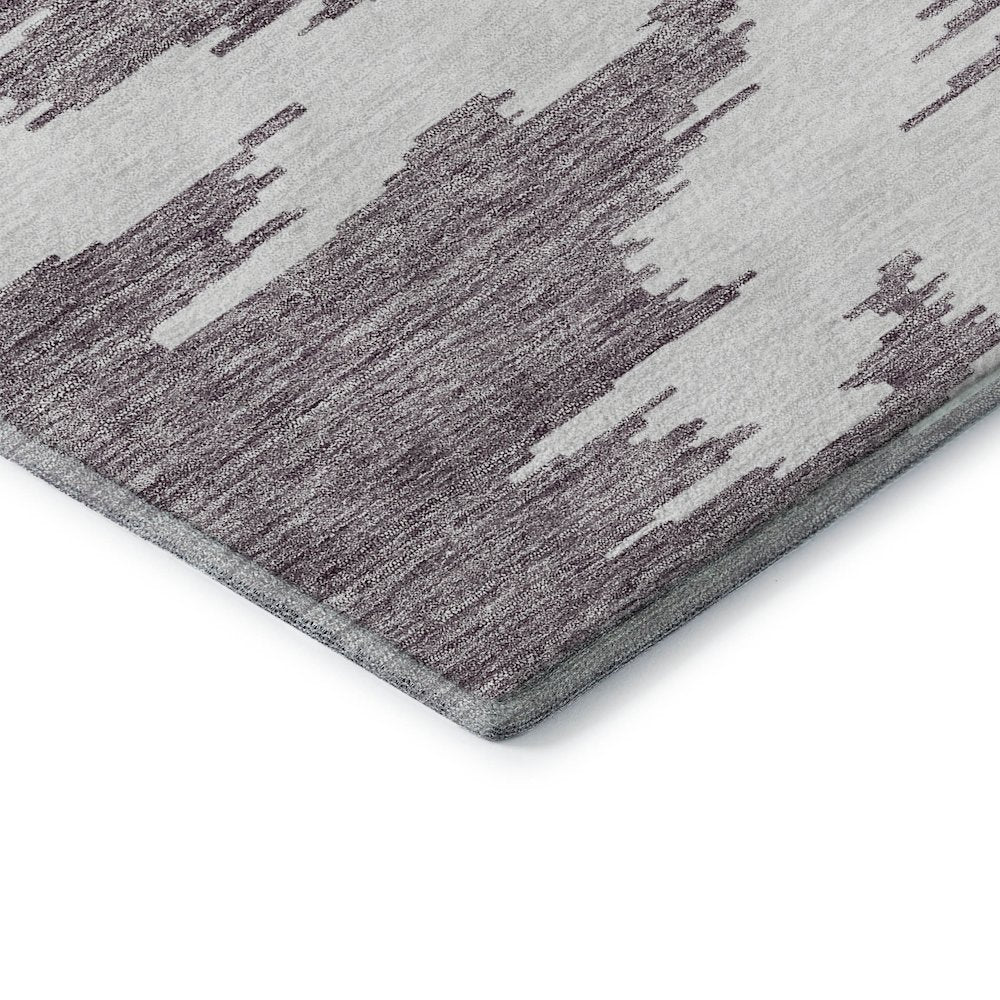 Premium Machine Washable Mayfield AMF746 Purple 9' x 12' Rug