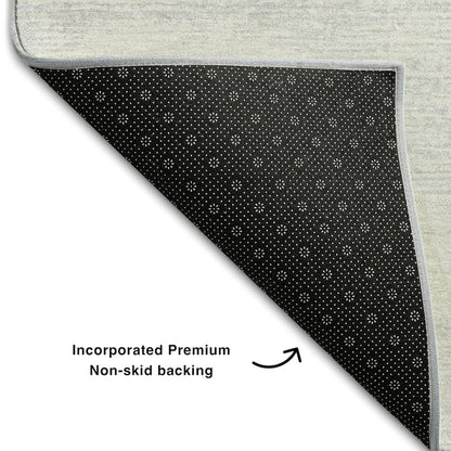 Premium Machine Washable Mayfield AMF859 Silver 9' x 12' Rug