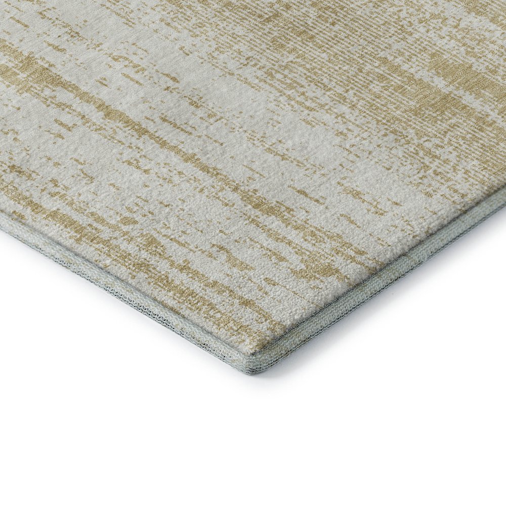 Premium Machine Washable Mayfield AMF861 Gold 9' x 12' Rug