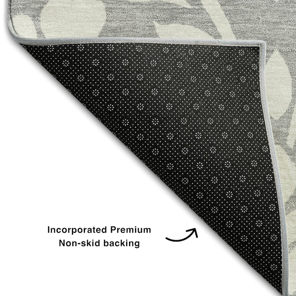 Premium Machine Washable Mayfield AMF875 Gray 9' x 12' Rug