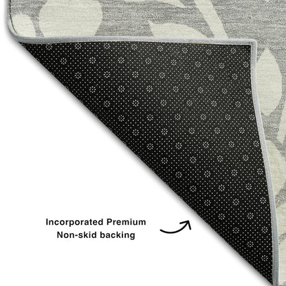 Premium Machine Washable Mayfield AMF875 Gray 9' x 12' Rug