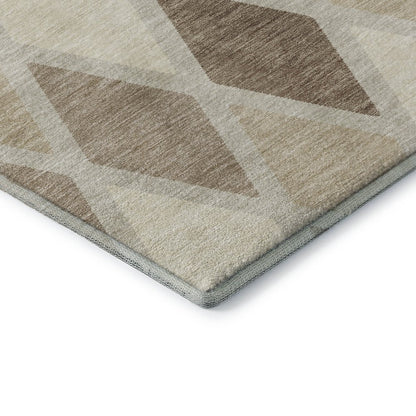 Premium Machine Washable Mayfield AMF887 Taupe 9' x 12' Rug