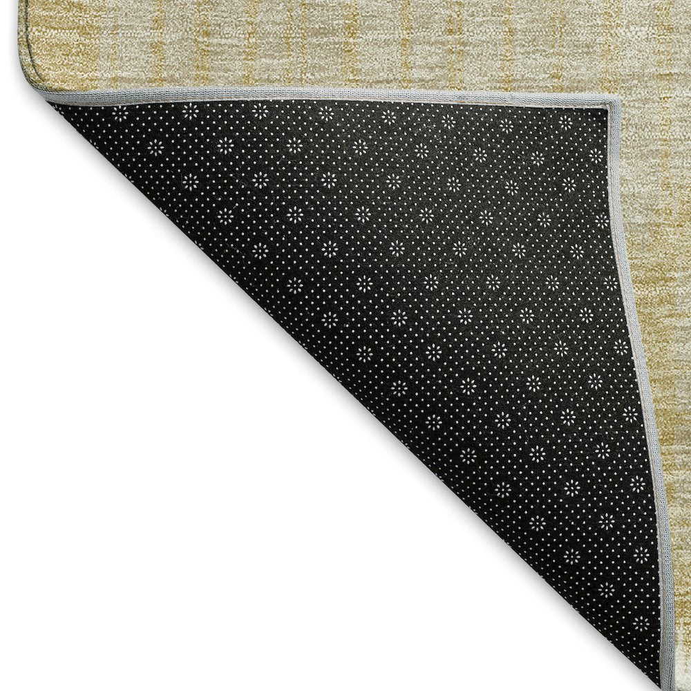 Premium Machine Washable Mayfield AMF900 Gold 9' x 12' Rug