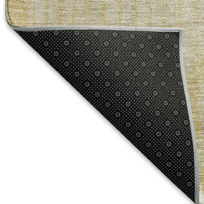 Premium Machine Washable Mayfield AMF900 Gold 9' x 12' Rug