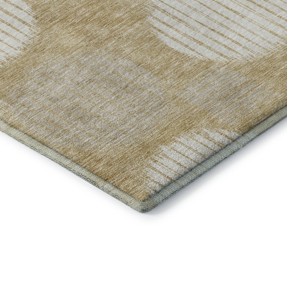 Premium Machine Washable Mayfield AMF900 Gold 9' x 12' Rug