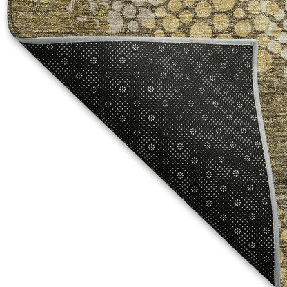 Premium Machine Washable Mayfield AMF908 Brown 9' x 12' Rug