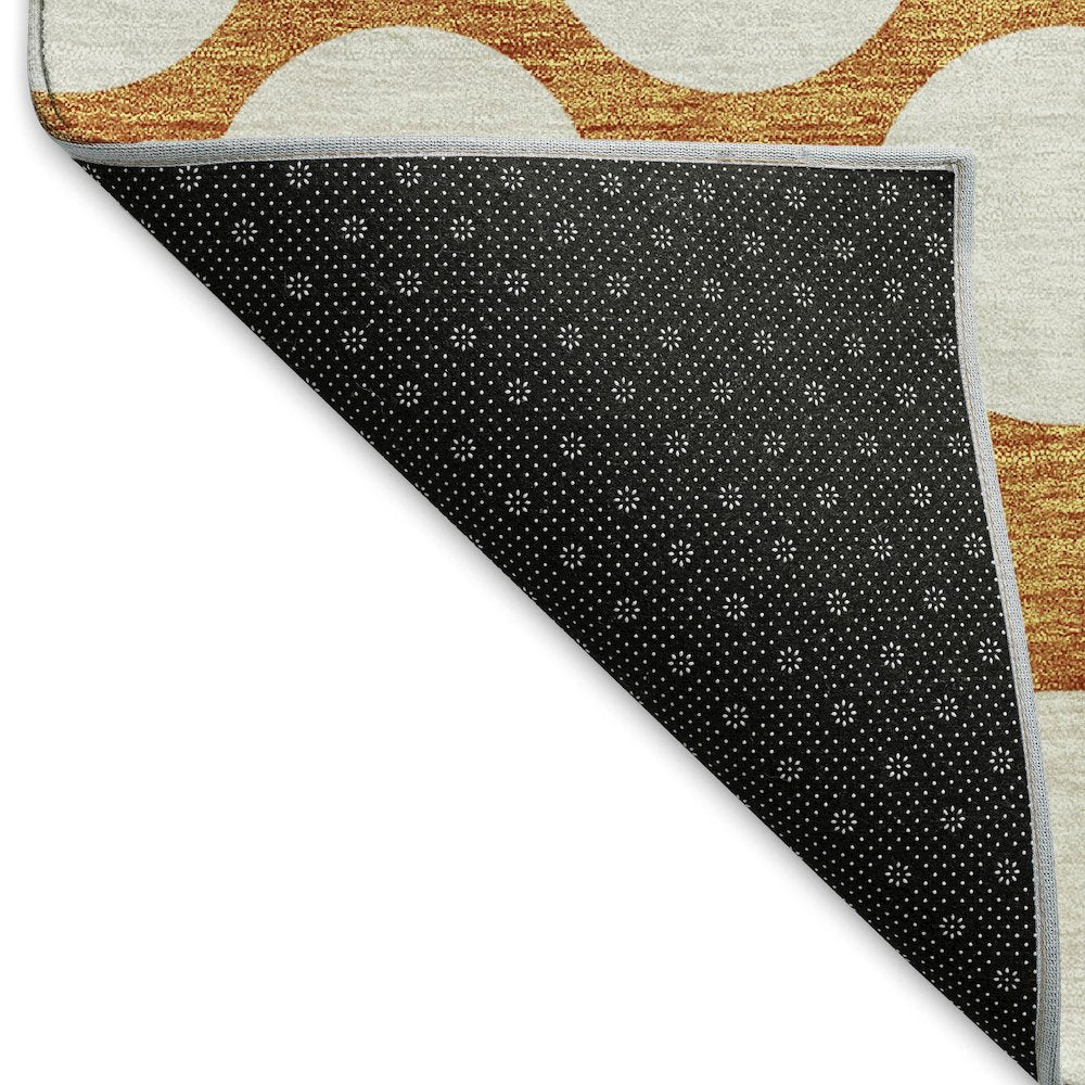 Premium Machine Washable Mayfield AMF921 Orange 9' x 12' Rug