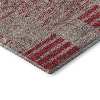 Premium Machine Washable Mayfield AMF954 Garnet 9' x 12' Rug