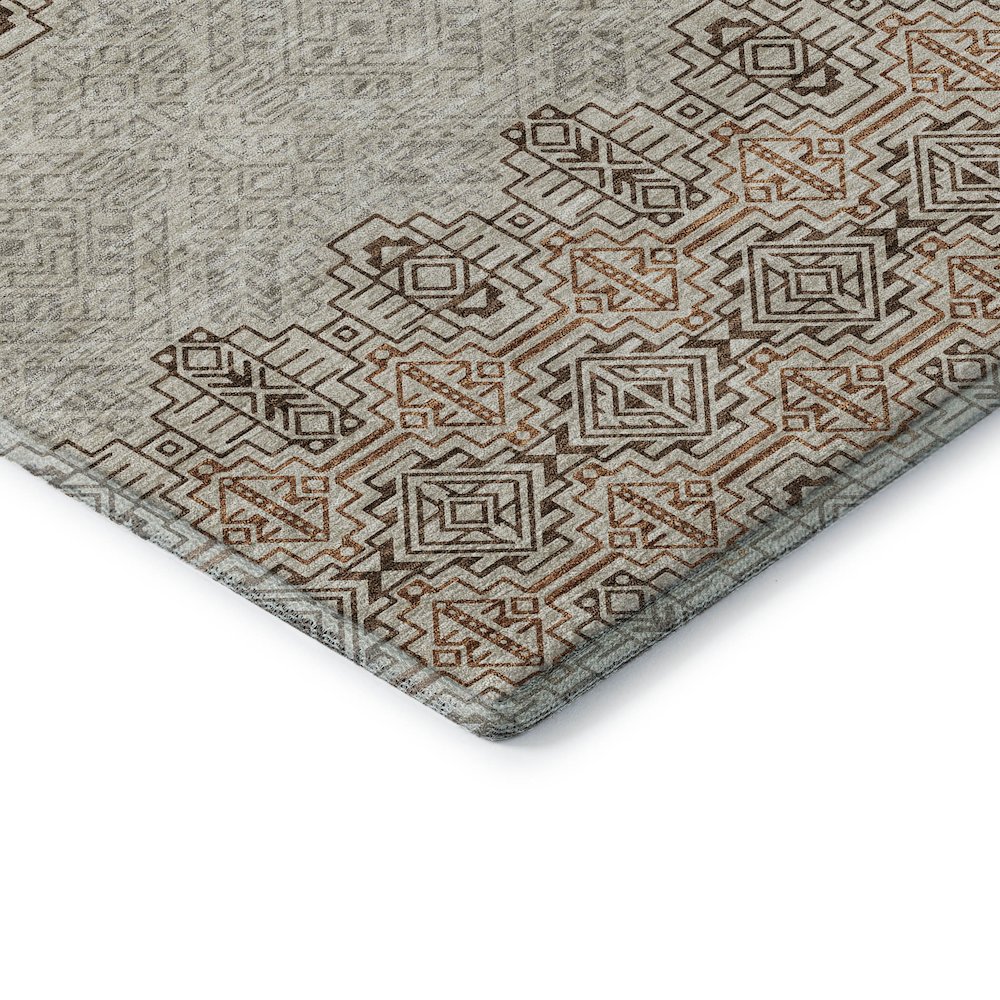 Premium Machine Washable Mayfield AMF970 Brown 9' x 12' Rug