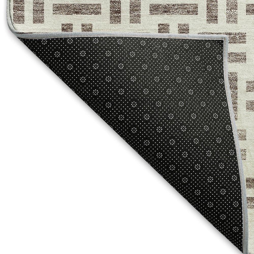 Premium Machine Washable Mayfield AMF978 Taupe 9' x 12' Rug