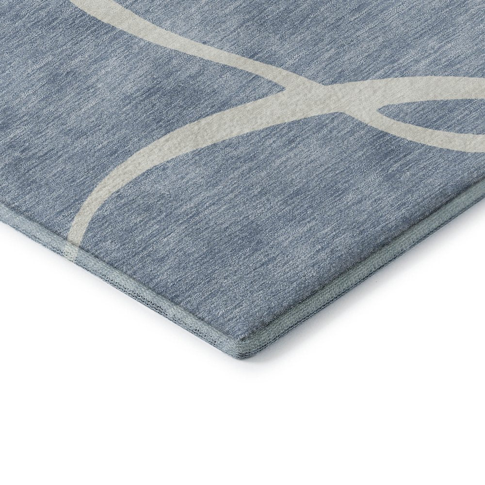 Premium Machine Washable Mayfield AMF999 Denim 9' x 12' Rug