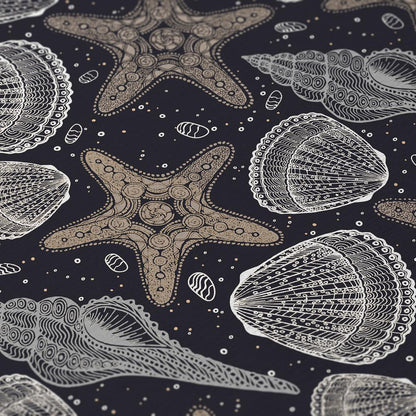 Indoor/Outdoor Seabreeze SZ4 Black Washable 9' x 12' Rug