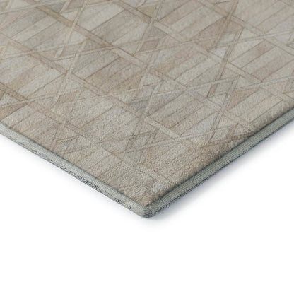 Luxury Washable Indoor/Outdoor Bozeman Linen 9' x 12' Rug