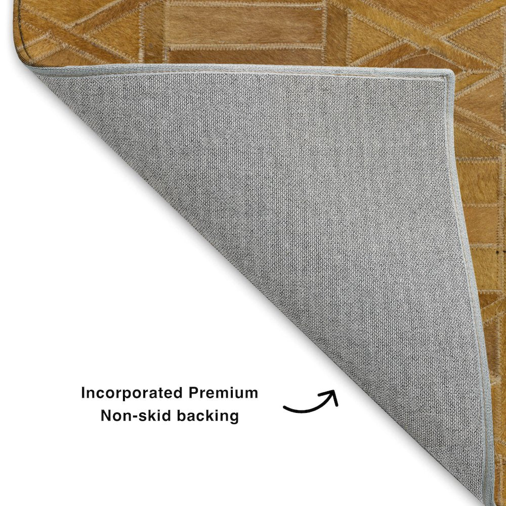 Luxury Washable Indoor/Outdoor Bozeman Rust 9' x 12' Rug