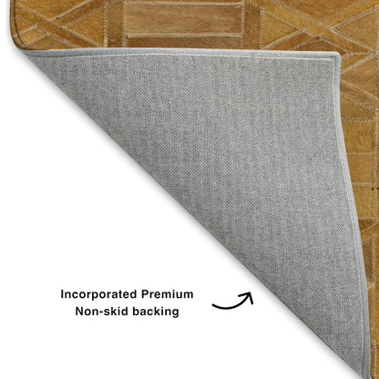 Luxury Washable Indoor/Outdoor Bozeman Rust 9' x 12' Rug