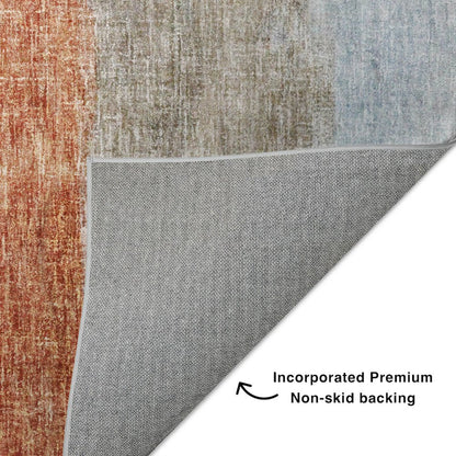 Luxury Washable Boca Salmon 9' x 12' Rug