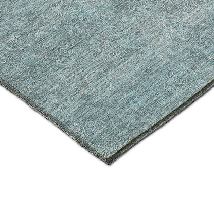 Luxury Washable Indoor/Outdoor Burano Seafoam 9' x 12' Rug