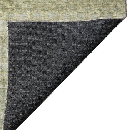 Luxury Washable Indoor/Outdoor Burano Aloe 9' x 12' Rug