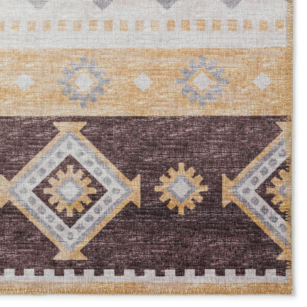 Indoor/Outdoor Sedona SN12 Goldenrod Washable 4' x 4' Round Rug