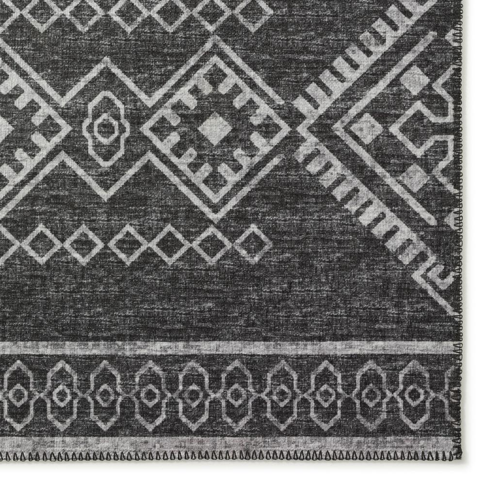 Indoor/Outdoor Sedona SN14 Midnight Washable 4' x 4' Round Rug