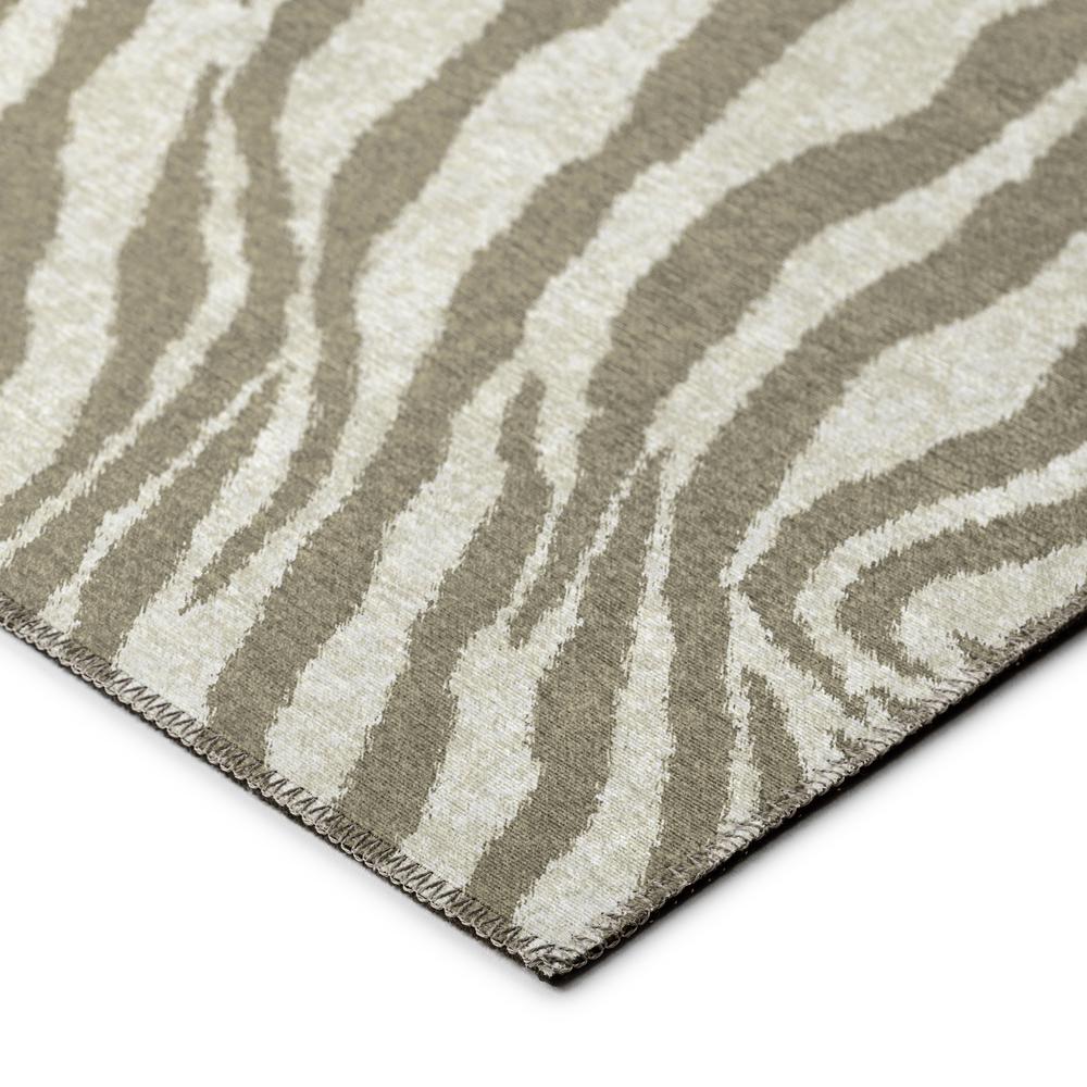 Safari Taupe Animal Animal Print 8' x 10' Area Rug Taupe ASF31