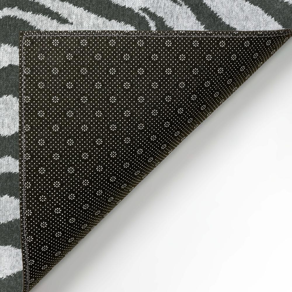 Indoor/Outdoor Mali ML1 Flannel Washable 4' x 4' Round Rug