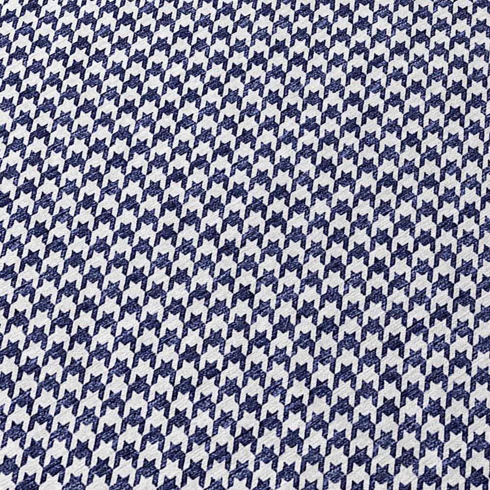 Indoor/Outdoor Hinton HN1 Navy Washable 4' x 4' Rug