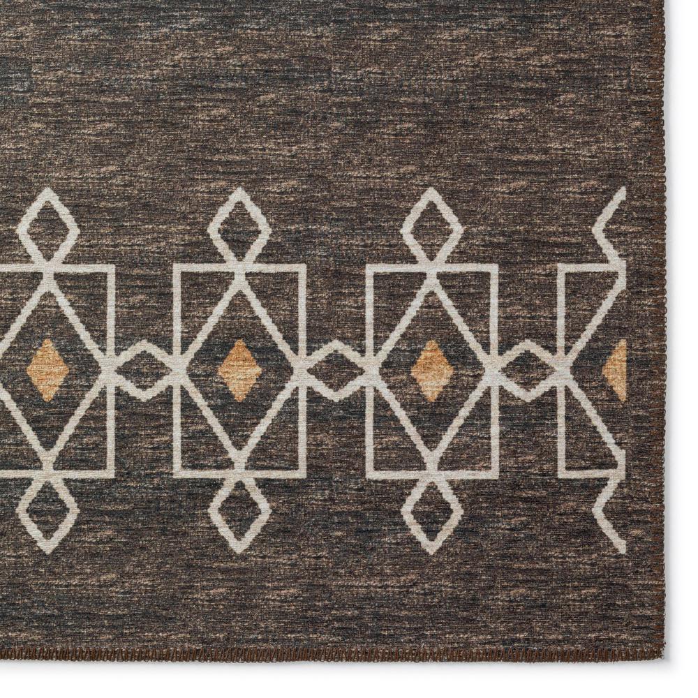 Yuma Brown Transitional Southwest 8' x 10' Area Rug Brown AYU33