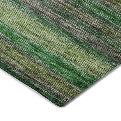 Luxury Washable Indoor/Outdoor Kochi Aloe 9' x 12' Rug