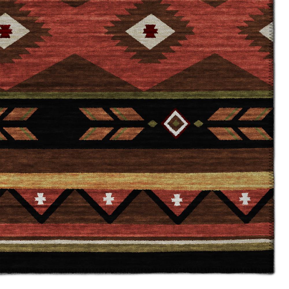 Indoor/Outdoor Phoenix PH3 Chocolate Washable 9' x 12' Rug