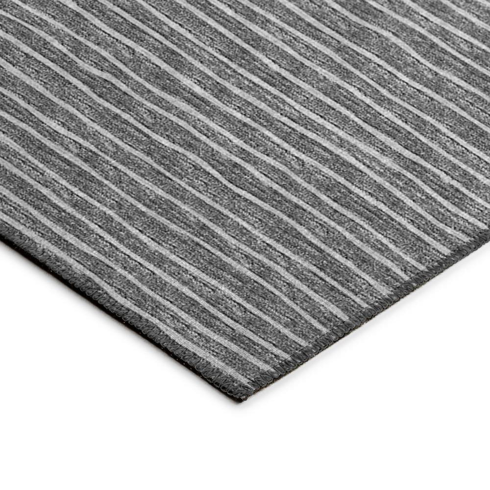 Indoor/Outdoor Laidley LA1 Grey Washable 4' x 4' Rug