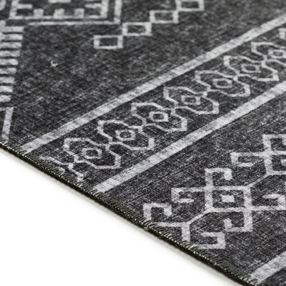 Indoor/Outdoor Sedona SN14 Midnight Washable 4' x 4' Round Rug