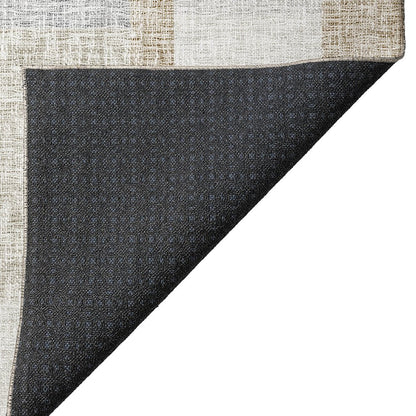 Luxury Washable Indoor/Outdoor Portico Ivory 9' x 12' Rug