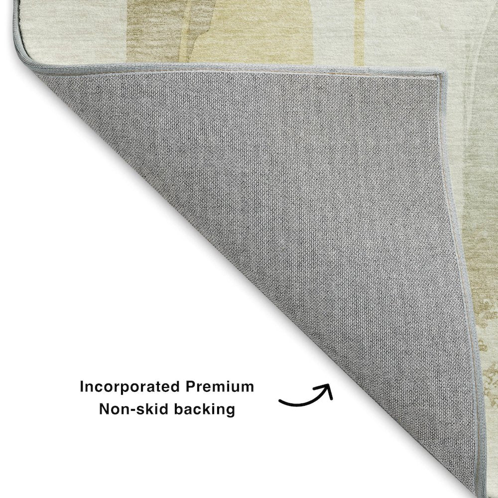 Luxury Washable Indoor/Outdoor Ravenna Beige 9' x 12' Rug