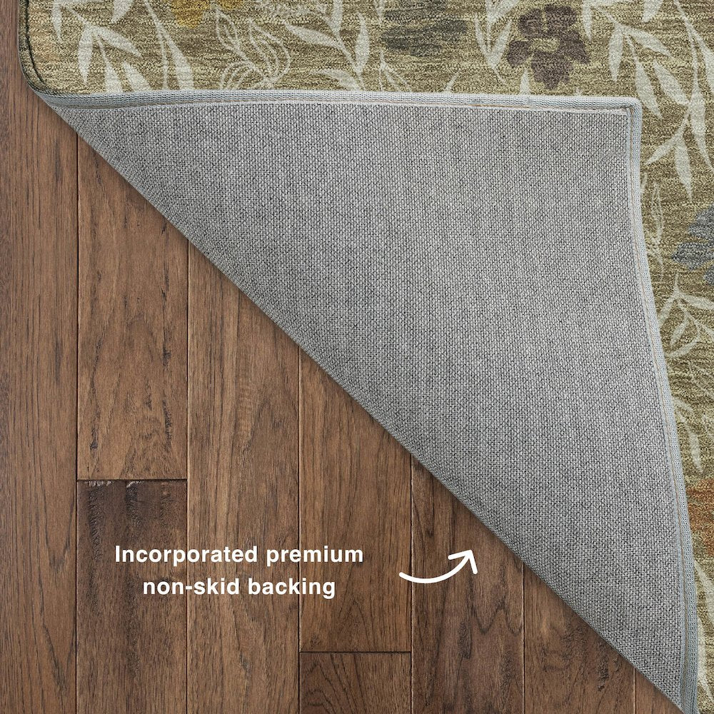 Luxury Washable Indoor/Outdoor Soft Essentials SE4 Brown 9' x 12' Rug