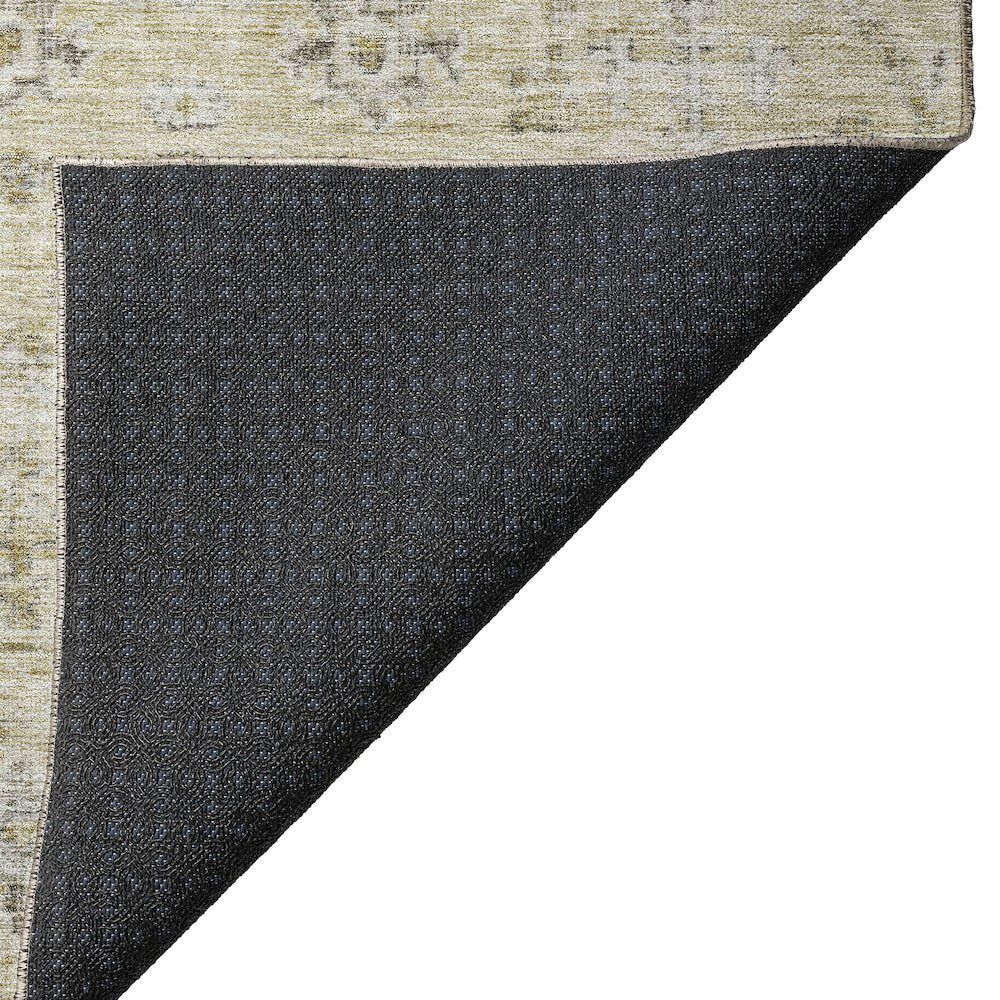 Luxury Washable Indoor/Outdoor Solace Beige 9' x 12' Rug