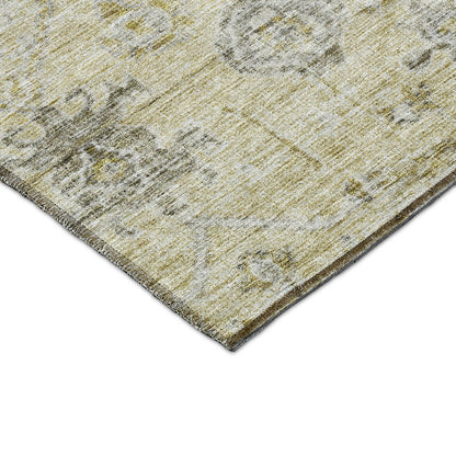 Luxury Washable Indoor/Outdoor Solace Beige 9' x 12' Rug
