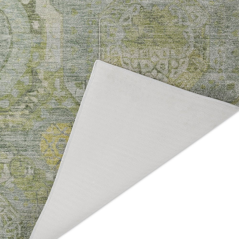 Luxury Washable Indoor/Outdoor Tabrook Sage 9' x 12' Rug