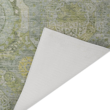 Luxury Washable Indoor/Outdoor Tabrook Sage 9' x 12' Rug