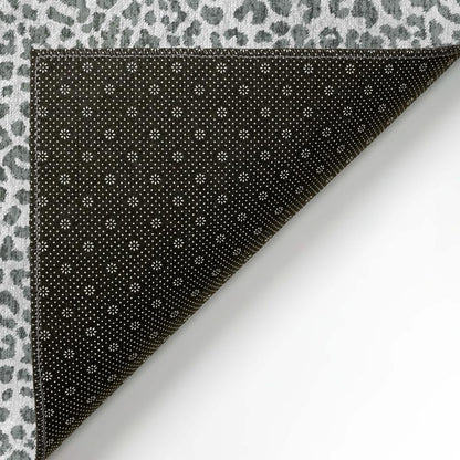 Safari Grey Animal Animal Print 8' x 10' Area Rug Grey ASF32