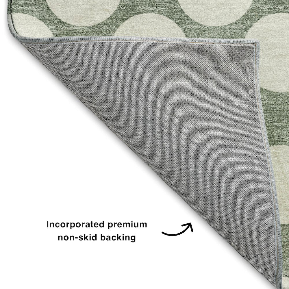 Luxury Washable Indoor/Outdoor The Reserve Sage 9' x 12' Rug