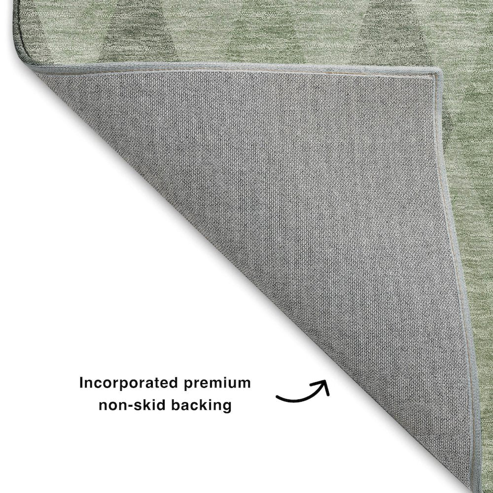 Luxury Washable Indoor/Outdoor The Reserve Fern 9' x 12' Rug