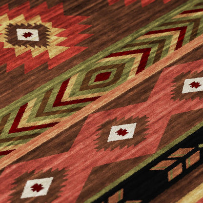 Indoor/Outdoor Phoenix PH3 Chocolate Washable 9' x 12' Rug