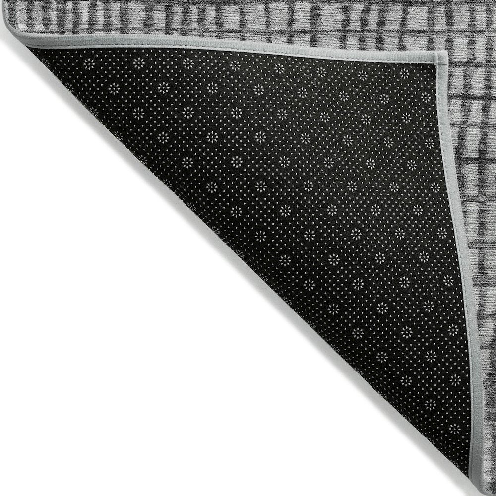 Machine Washable Indoor/Outdoor Chantille Gray 10' x 14' Rug
