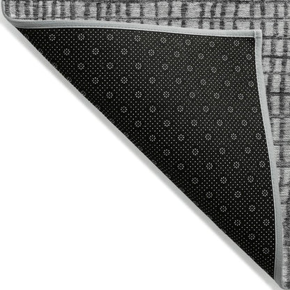 Machine Washable Indoor/Outdoor Chantille Gray 10' x 14' Rug